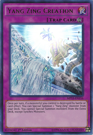 Yang Zing Creation [MP15-EN116] Ultra Rare | Clutch Gaming