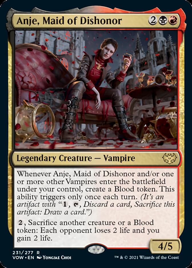 Anje, Maid of Dishonor [Innistrad: Crimson Vow] | Clutch Gaming