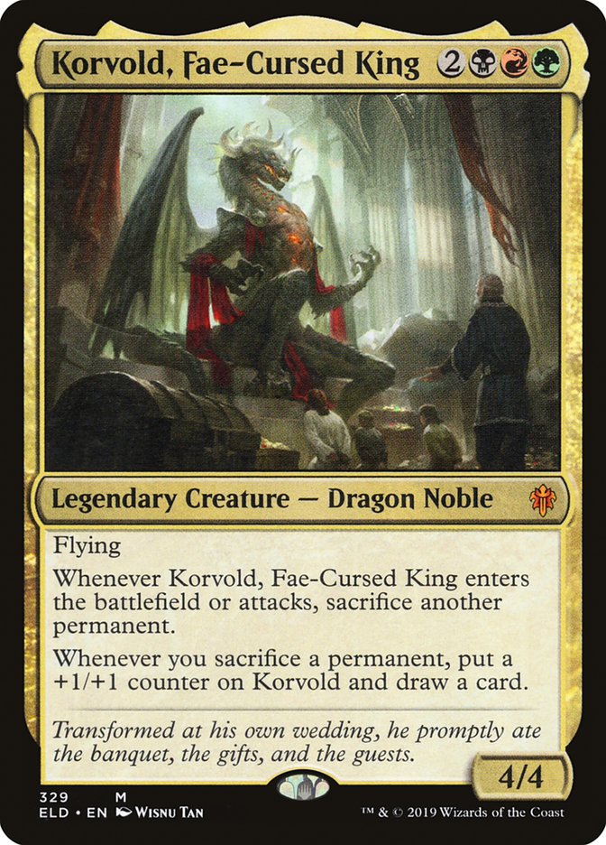 Korvold, Fae-Cursed King [Throne of Eldraine] | Clutch Gaming