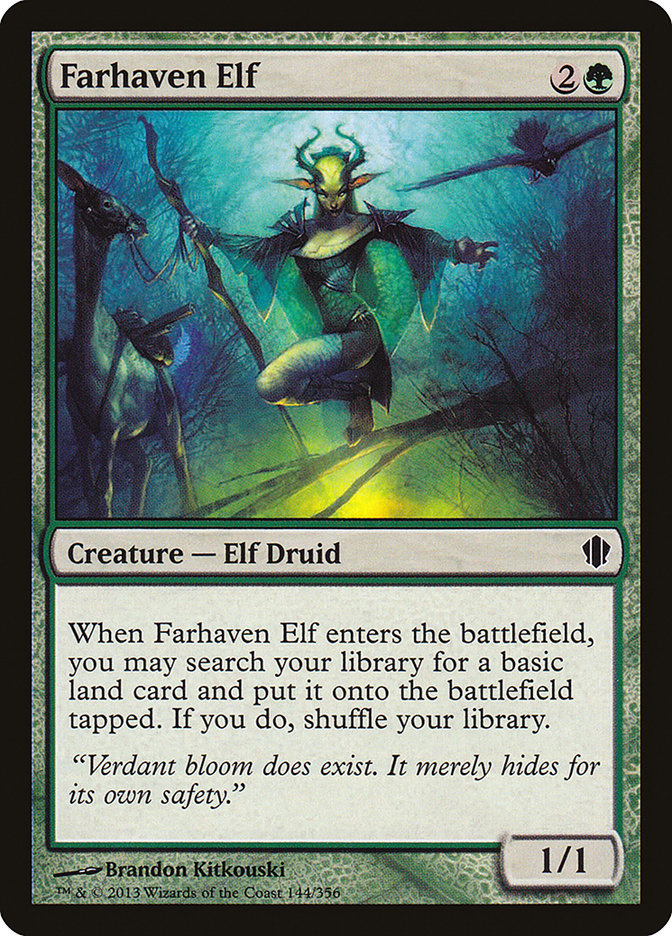 Farhaven Elf [Commander 2013] | Clutch Gaming