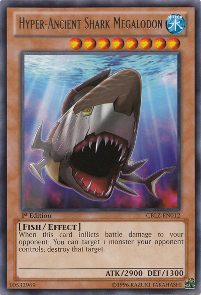 Hyper-Ancient Shark Megalodon [CBLZ-EN012] Rare | Clutch Gaming