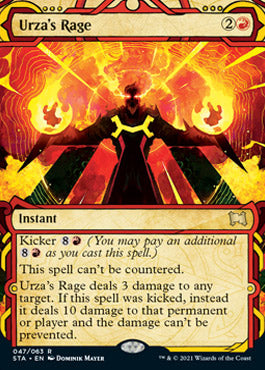 Urza's Rage (Foil Etched) [Strixhaven: School of Mages Mystical Archive] | Clutch Gaming