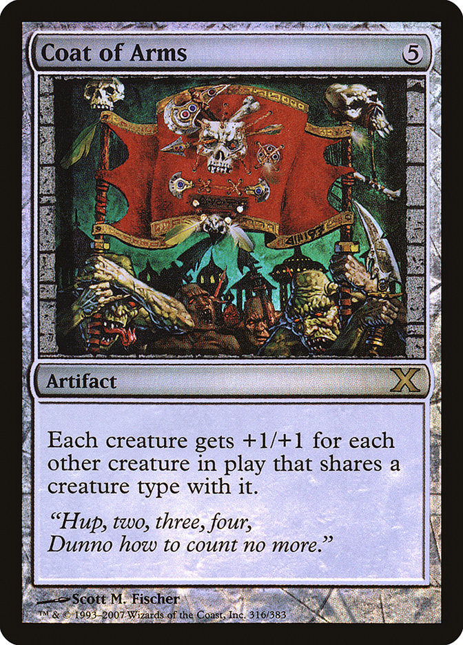 Coat of Arms (Premium Foil) [Tenth Edition] | Clutch Gaming