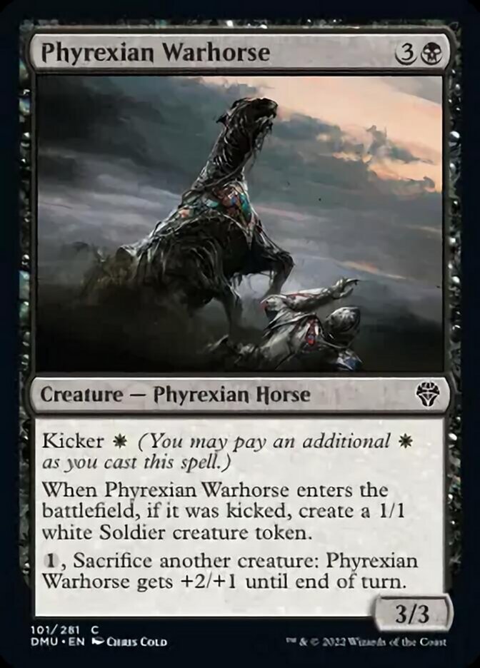 Phyrexian Warhorse [Dominaria United] | Clutch Gaming