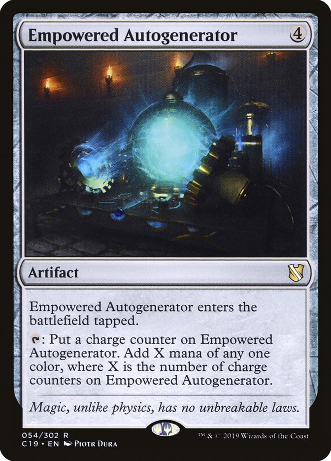 Empowered Autogenerator [Commander 2019] | Clutch Gaming