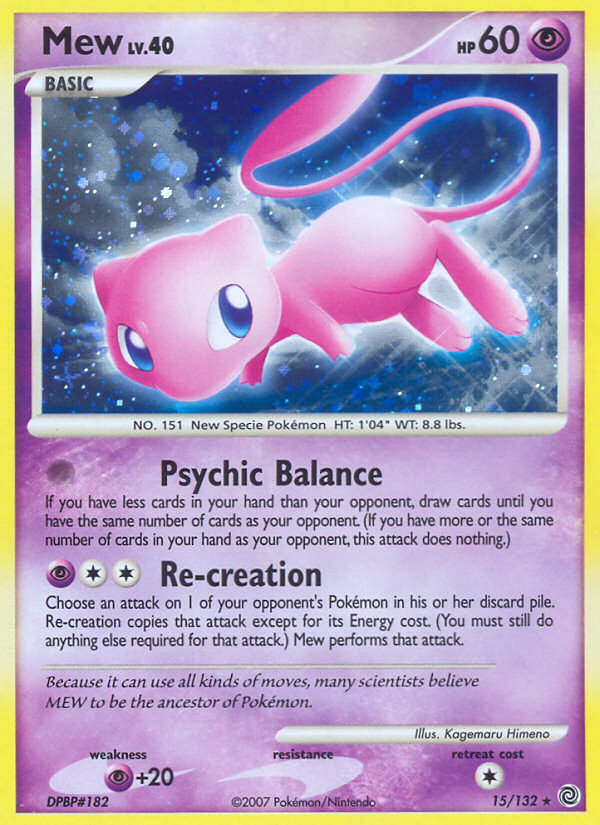 Mew (15/132) [Diamond & Pearl: Secret Wonders] | Clutch Gaming