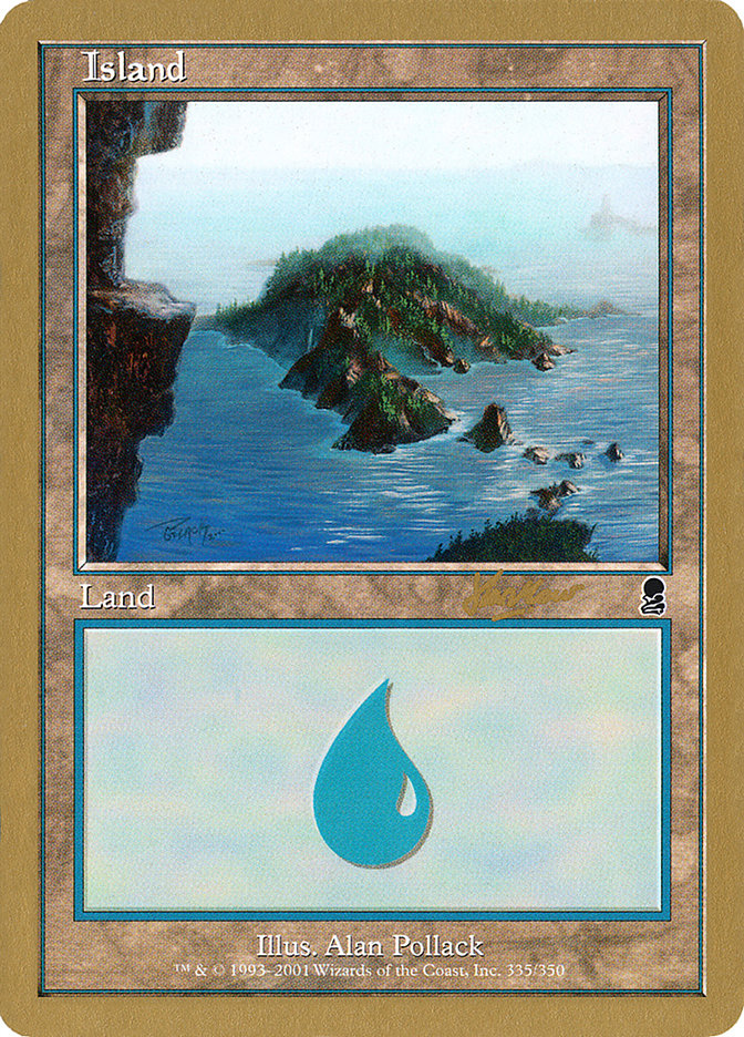 Island (shh335) (Sim Han How) [World Championship Decks 2002] | Clutch Gaming