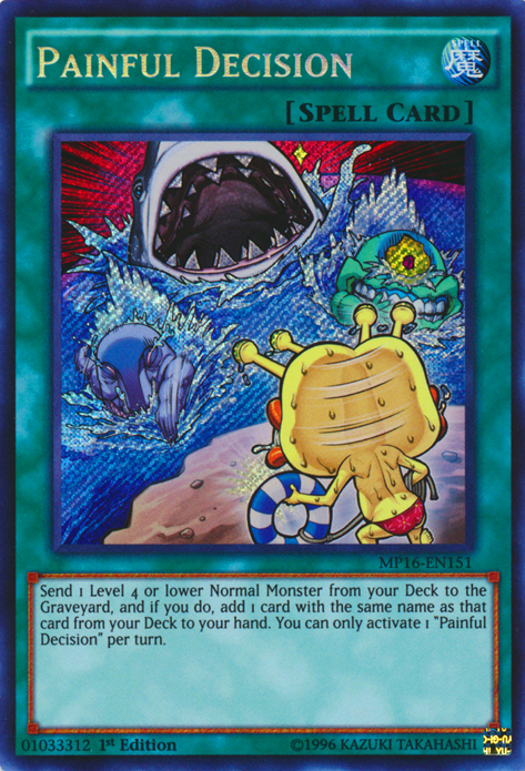 Painful Decision [MP16-EN151] Secret Rare | Clutch Gaming