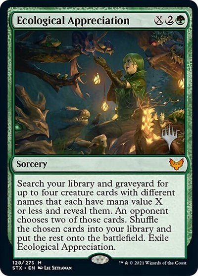 Ecological Appreciation (Promo Pack) [Strixhaven: School of Mages Promos] | Clutch Gaming