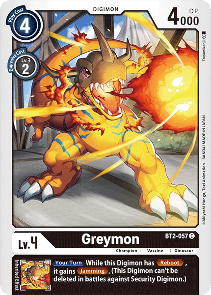 Greymon [BT2-057] [Release Special Booster Ver.1.0] | Clutch Gaming