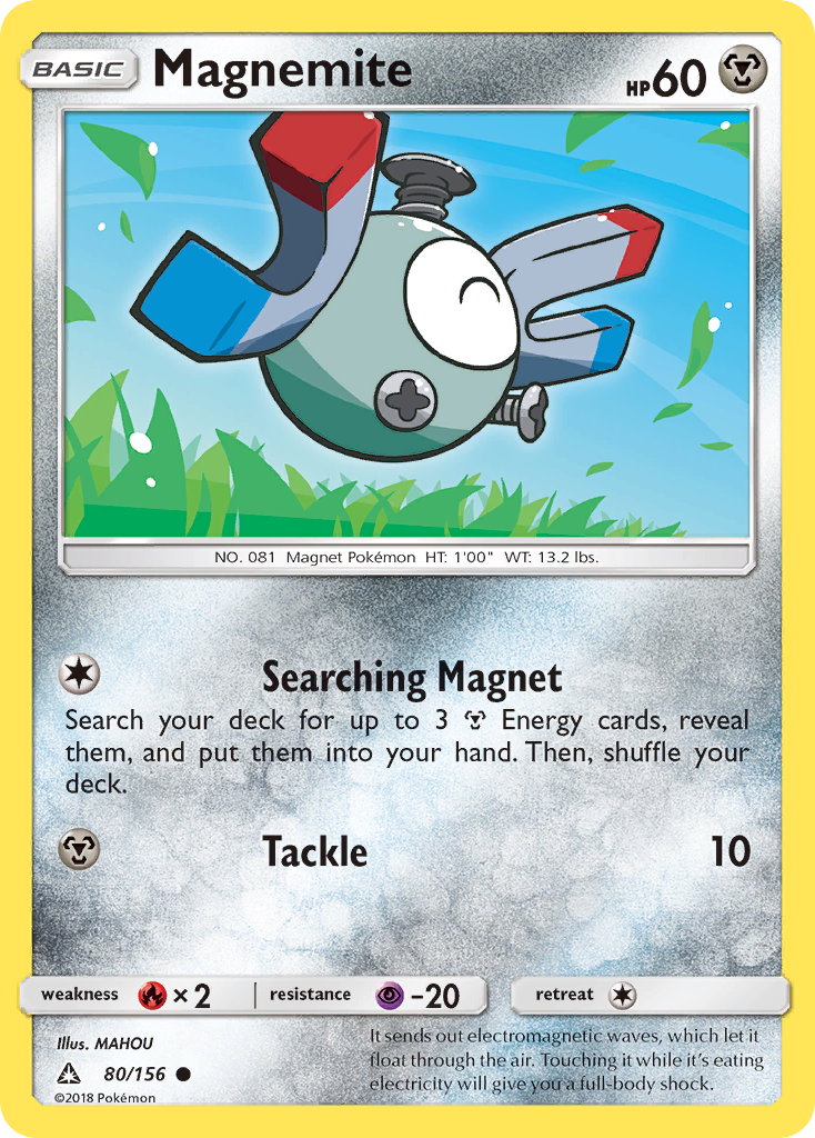 Magnemite (80/156) [Sun & Moon: Ultra Prism] | Clutch Gaming