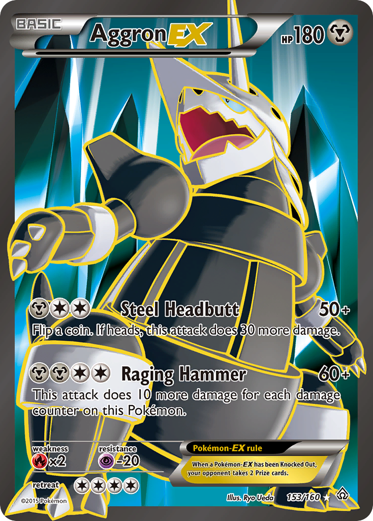 Aggron EX (153/160) [XY: Primal Clash] | Clutch Gaming