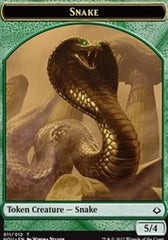 Snake // Warrior Double-Sided Token [Hour of Devastation Tokens] | Clutch Gaming