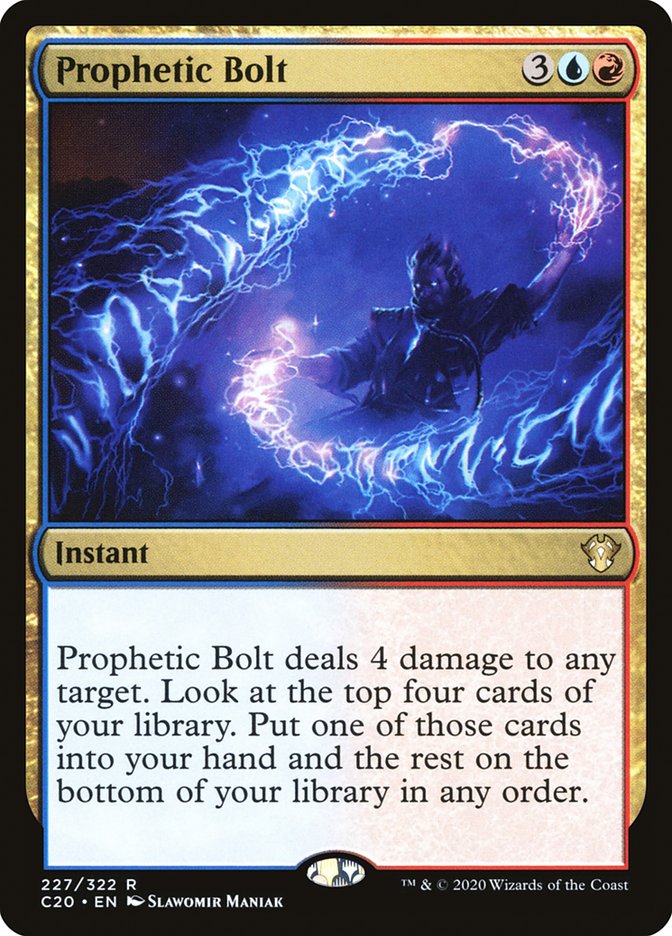 Prophetic Bolt [Commander 2020] | Clutch Gaming