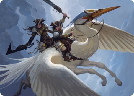 Gryffwing Cavalry Art Card [Innistrad: Crimson Vow Art Series] | Clutch Gaming