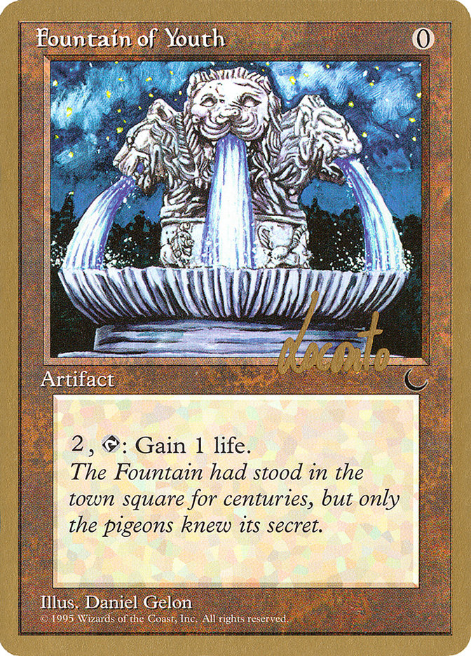 Fountain of Youth (Michael Loconto) [Pro Tour Collector Set] | Clutch Gaming