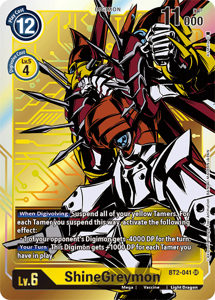 ShineGreymon [BT2-041] (Alternate Art) [Release Special Booster Ver.1.5] | Clutch Gaming