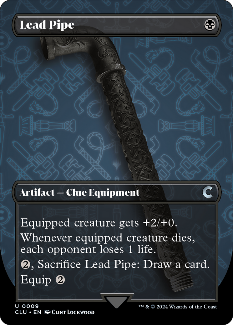 Lead Pipe (Borderless) [Ravnica: Clue Edition] | Clutch Gaming