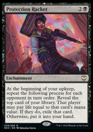 Protection Racket (Promo Pack) [Streets of New Capenna Commander Promos] | Clutch Gaming