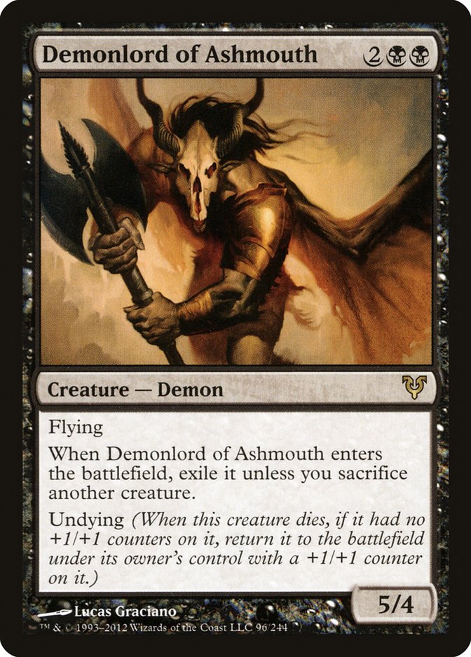 Demonlord of Ashmouth [Avacyn Restored] | Clutch Gaming