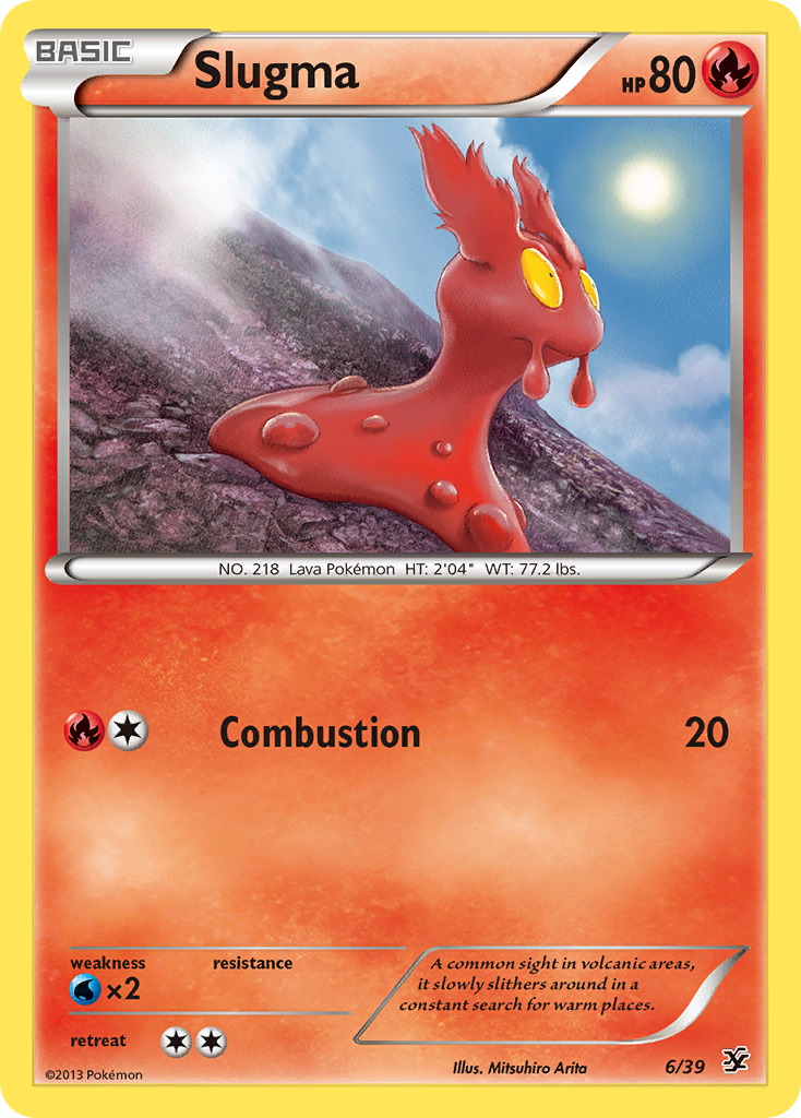 Slugma (6/39) [XY: Kalos Starter Set] | Clutch Gaming