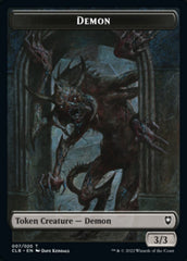 Treasure // Demon Double-Sided Token [Commander Legends: Battle for Baldur's Gate Tokens] | Clutch Gaming