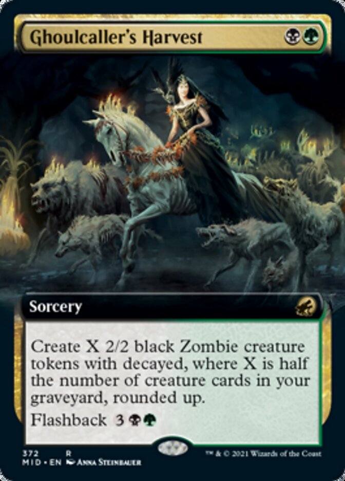 Ghoulcaller's Harvest (Extended Art) [Innistrad: Midnight Hunt] | Clutch Gaming