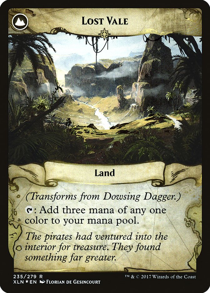 Dowsing Dagger // Lost Vale [Ixalan Prerelease Promos] | Clutch Gaming