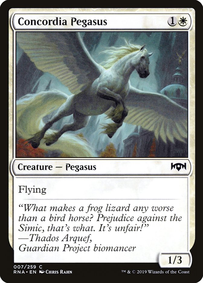 Concordia Pegasus [Ravnica Allegiance] | Clutch Gaming