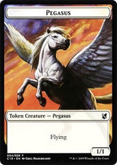 Pegasus // Human Double-Sided Token [Commander 2019 Tokens] | Clutch Gaming