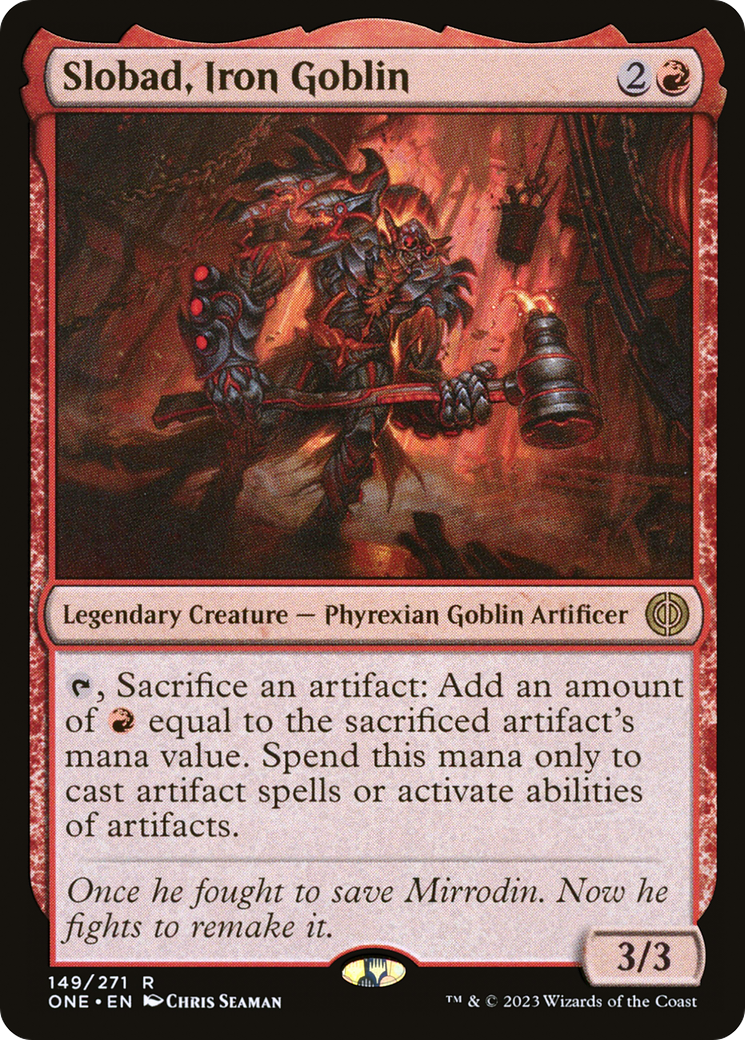 Slobad, Iron Goblin [Phyrexia: All Will Be One] | Clutch Gaming