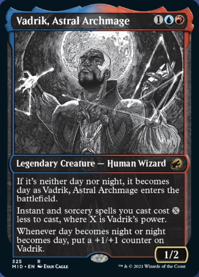 Vadrik, Astral Archmage (Showcase Eternal Night) [Innistrad: Midnight Hunt] | Clutch Gaming