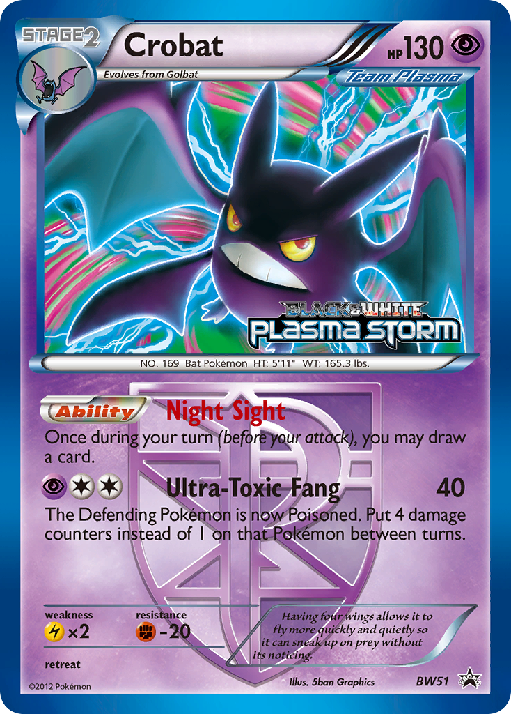 Crobat (BW51) [Black & White: Black Star Promos] | Clutch Gaming