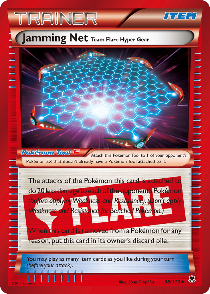 Jamming Net Team Flare Hyper Gear (98/119) [XY: Phantom Forces] | Clutch Gaming