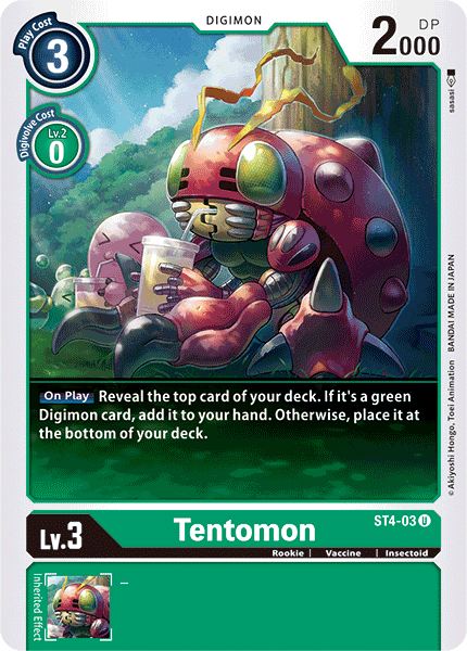 Tentomon [ST4-03] [Starter Deck: Giga Green] | Clutch Gaming