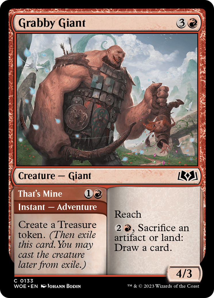 Grabby Giant // That's Mine [Wilds of Eldraine] | Clutch Gaming