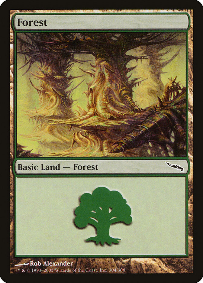 Forest (304) [Mirrodin] | Clutch Gaming