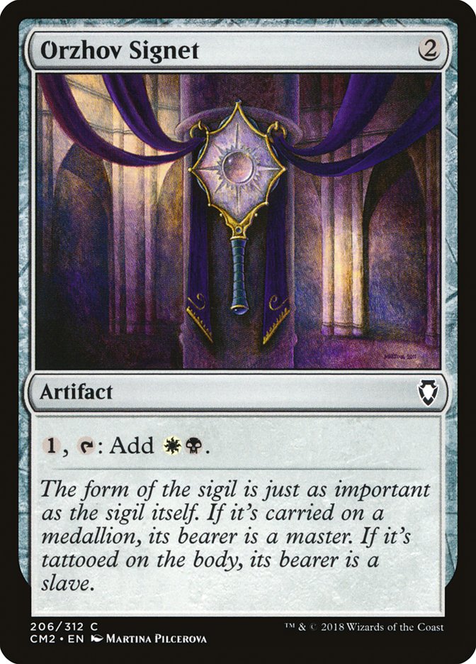 Orzhov Signet [Commander Anthology Volume II] | Clutch Gaming