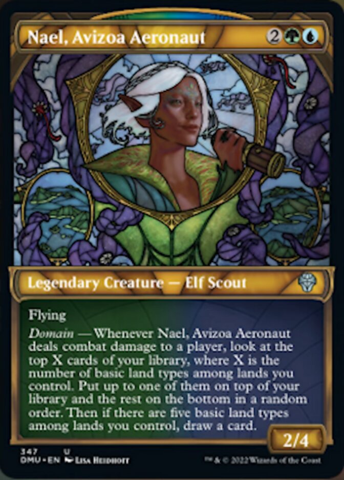 Nael, Avizoa Aeronaut (Showcase Textured) [Dominaria United] | Clutch Gaming