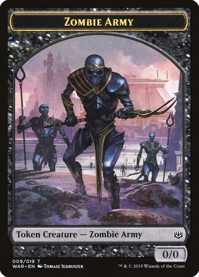 Zombie Army Token (009/019) [War of the Spark Tokens] | Clutch Gaming