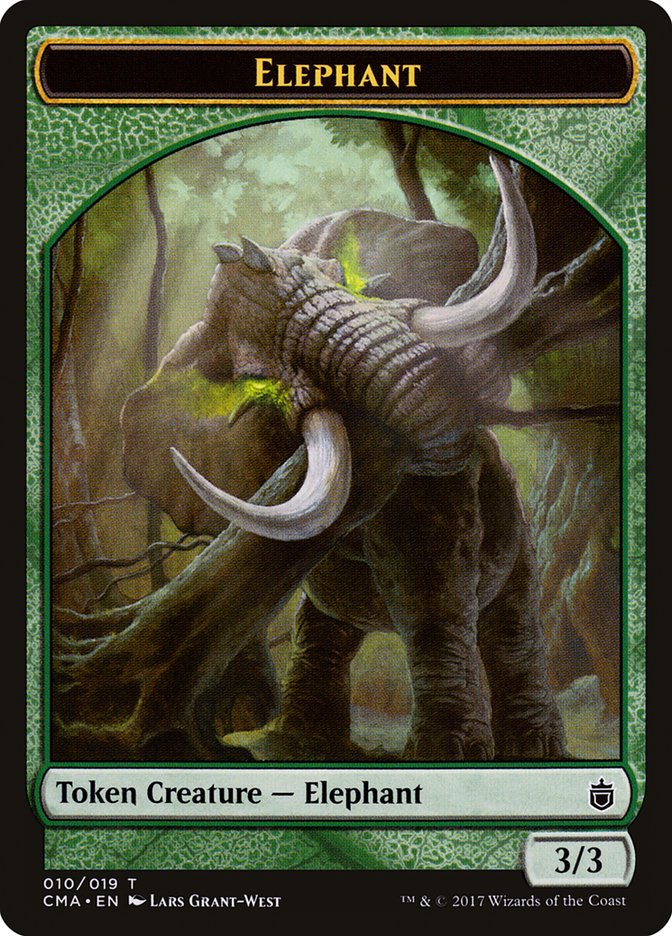 Elephant Token [Commander Anthology Tokens] | Clutch Gaming