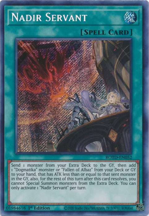 Nadir Servant [ROTD-EN052] Secret Rare | Clutch Gaming