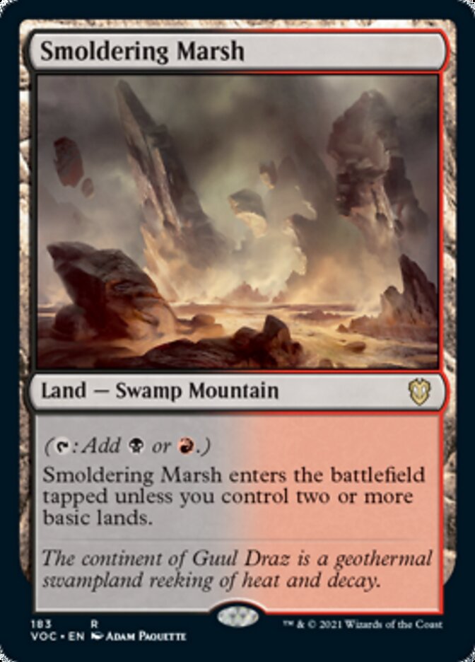 Smoldering Marsh [Innistrad: Crimson Vow Commander] | Clutch Gaming