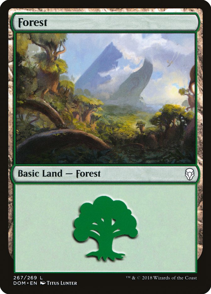 Forest (267) [Dominaria] | Clutch Gaming