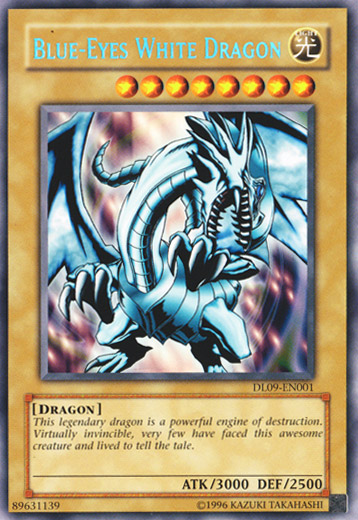 Blue-Eyes White Dragon (Blue) [DL09-EN001] Rare | Clutch Gaming