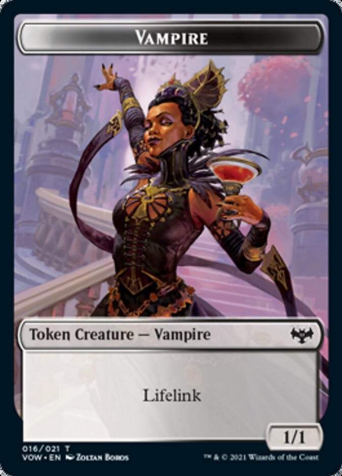 Vampire Token (016) [Innistrad: Crimson Vow Tokens] | Clutch Gaming