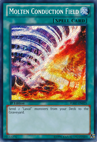 Molten Conduction Field [HA07-EN025] Secret Rare | Clutch Gaming