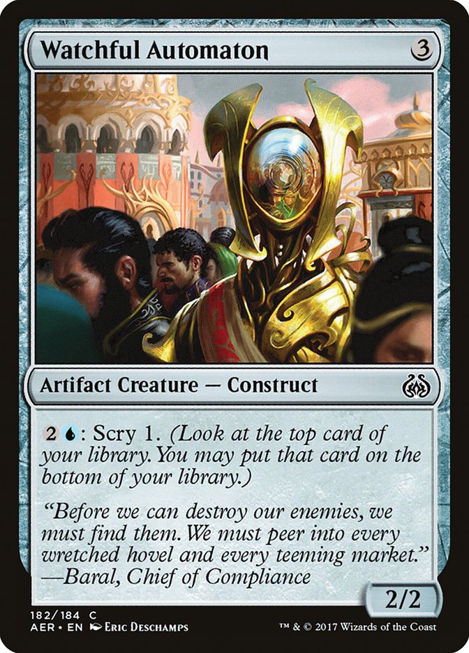 Watchful Automaton [Aether Revolt] | Clutch Gaming