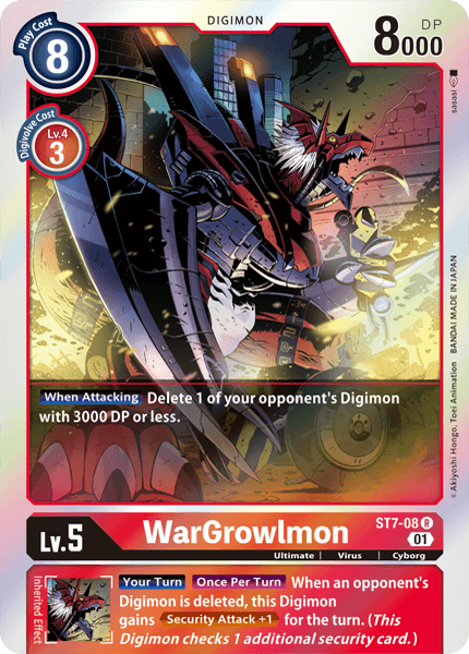 WarGrowlmon [ST7-08] [Starter Deck: Gallantmon] | Clutch Gaming