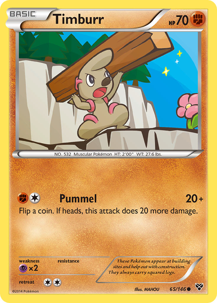 Timburr (65/146) [XY: Base Set] | Clutch Gaming